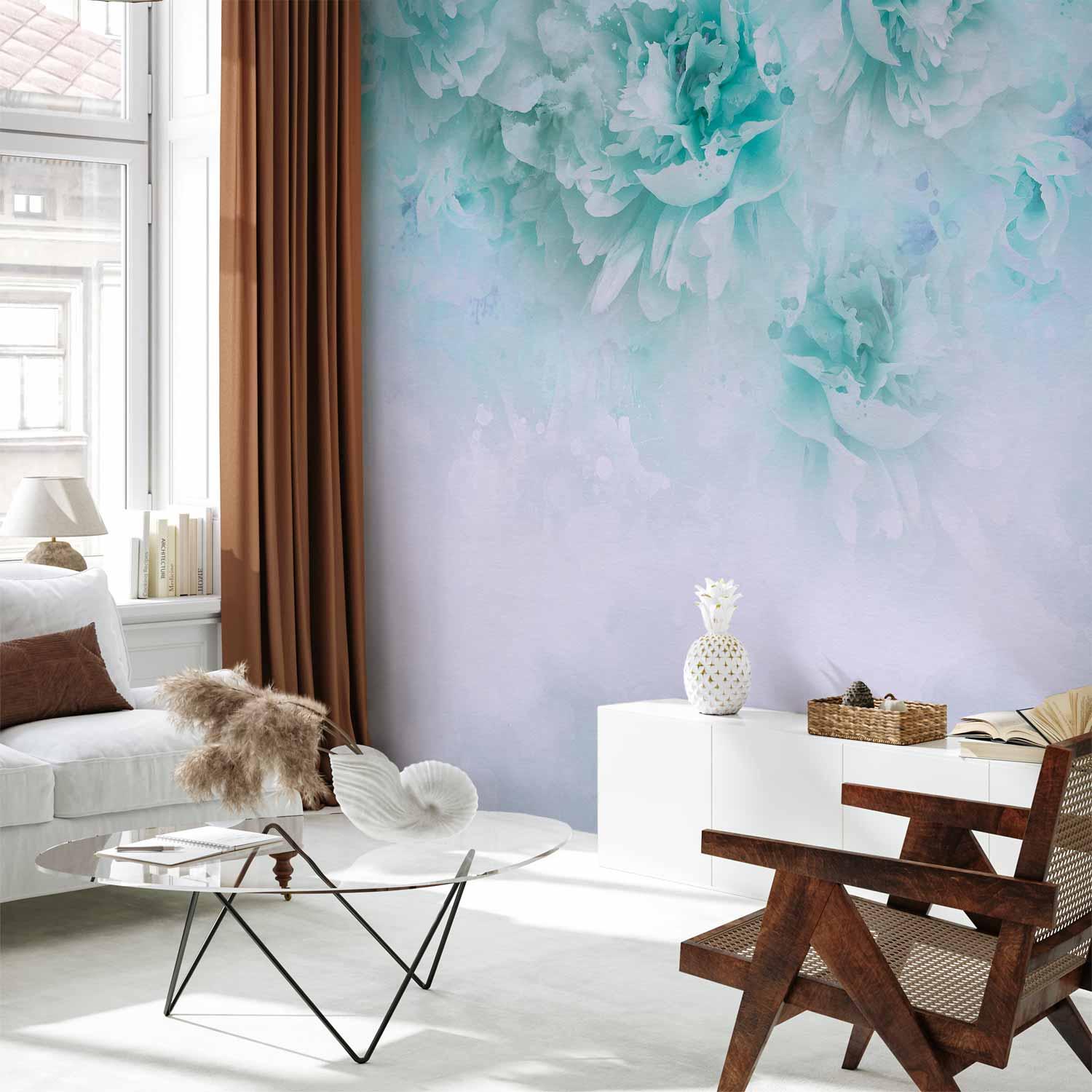 Fototapet Blomsteretude af livet - anden variant