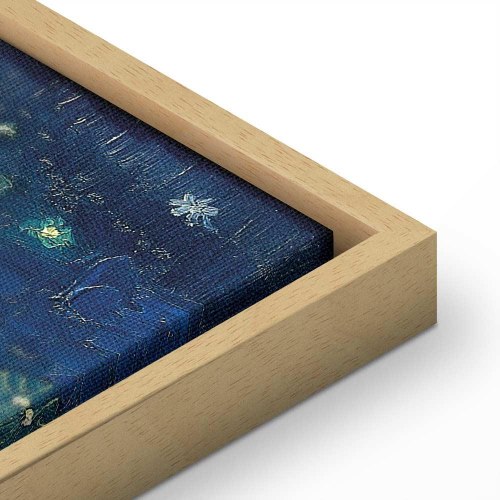 Vincent van Gogh billede på lærred - Stjernenat over Rhône