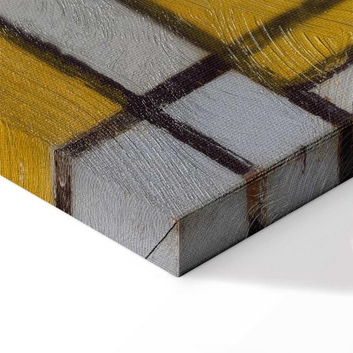 Piet Mondrian lærredsbillede - Komposition med gitter 13