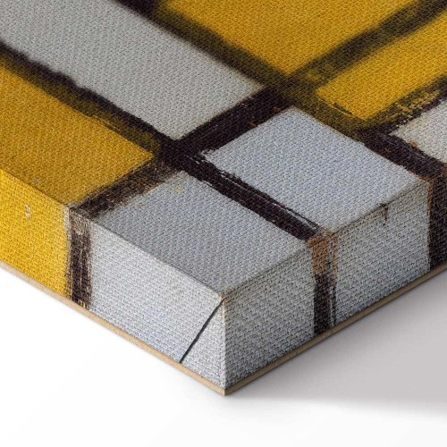 Piet Mondrian lærredsbillede - Komposition med gitter 13