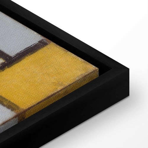 Piet Mondrian lærredsbillede - Komposition med gitter 13