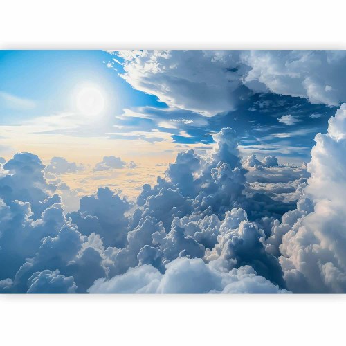 Fototapet med himmel og skyer - Symfoni af lys