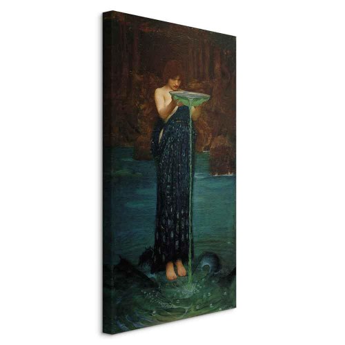 John William Waterhouse - Circe Invidiosa billede på lærred 30 x 60-60 x 120 cm