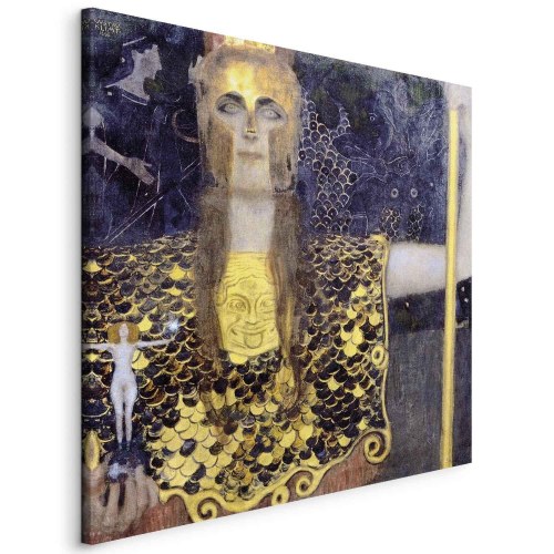 Gustav Klimt Pallas Athene lærredsbillede
