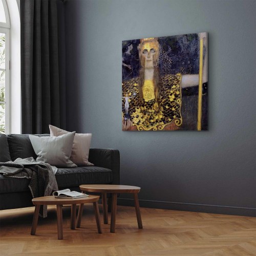 Gustav Klimt Pallas Athene lærredsbillede