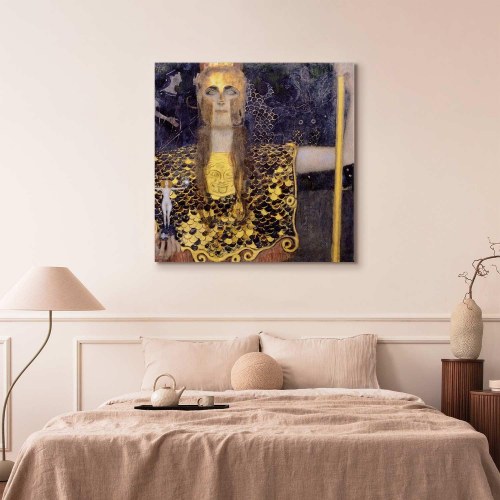Gustav Klimt Pallas Athene lærredsbillede
