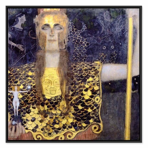 Gustav Klimt Pallas Athene lærredsbillede