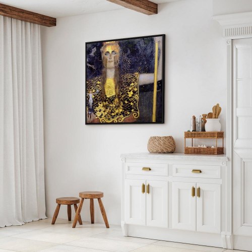 Gustav Klimt Pallas Athene lærredsbillede