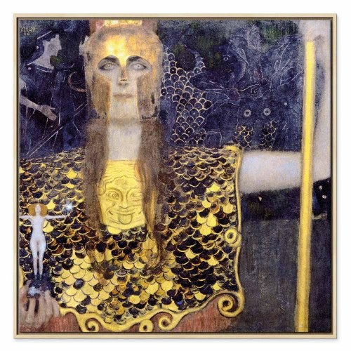 Gustav Klimt Pallas Athene lærredsbillede