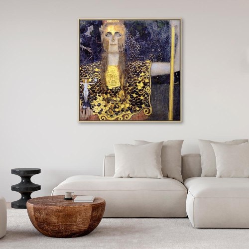 Gustav Klimt Pallas Athene lærredsbillede