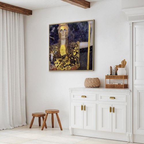 Gustav Klimt Pallas Athene lærredsbillede