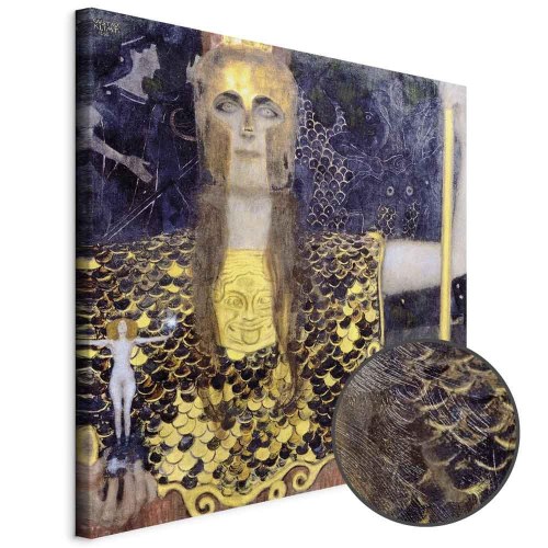 Gustav Klimt Pallas Athene lærredsbillede