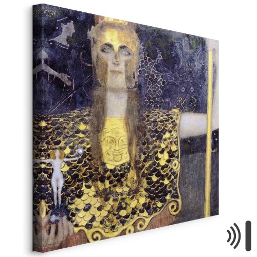 Gustav Klimt Pallas Athene lærredsbillede