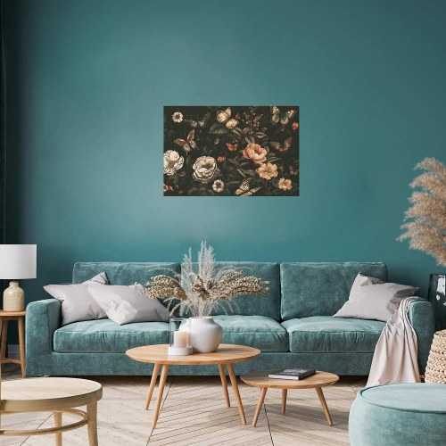 Blomsterplakat - Rustik Have