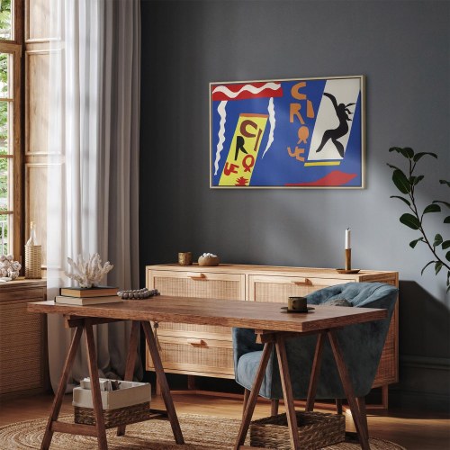 Henri Matisse billede på lærred - Cirkus fra Jazz