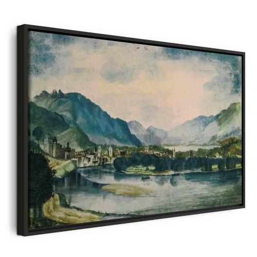 Albrecht Dürer billede på lærred - Udsigt over Trento fra nord