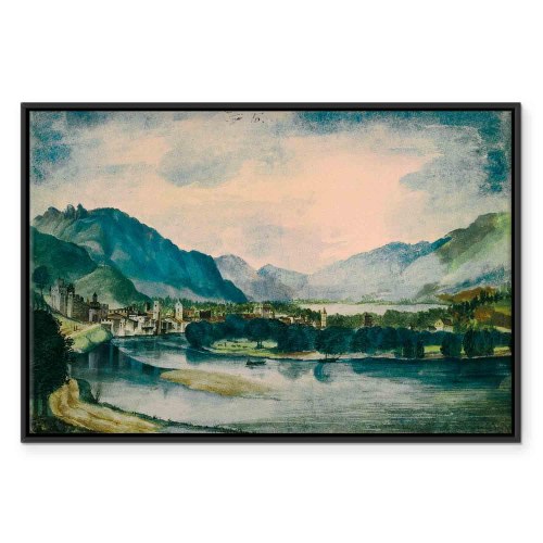 Albrecht Dürer billede på lærred - Udsigt over Trento fra nord