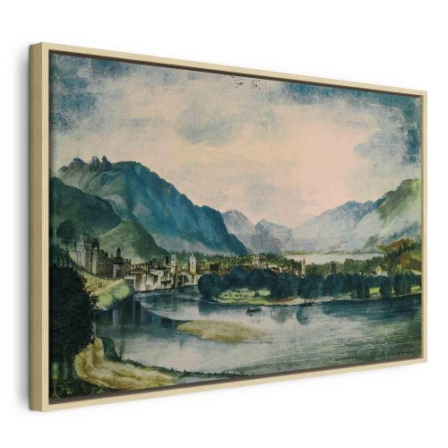 Albrecht Dürer billede på lærred - Udsigt over Trento fra nord