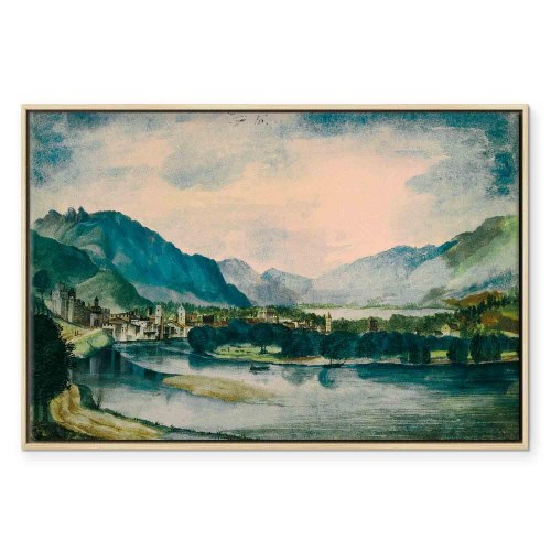 Albrecht Dürer billede på lærred - Udsigt over Trento fra nord