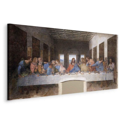 Leonardo da Vinci - Den sidste nadver billede på lærred