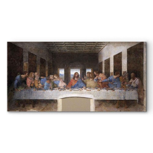 Leonardo da Vinci - Den sidste nadver billede på lærred