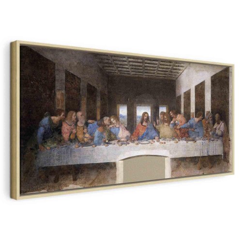 Leonardo da Vinci - Den sidste nadver billede på lærred