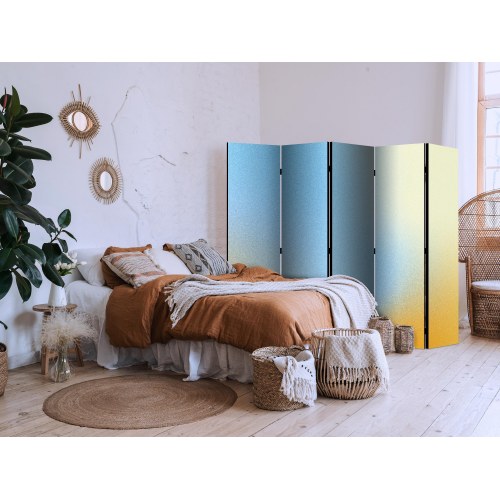 5-panels rumdeler skærmvæg Energetisk Gradient 225 x 172 cm