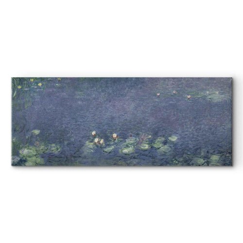 Claude Monet Åkander III billede på lærred 100 x 40 cm