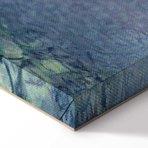Claude Monet Åkander III billede på lærred 100 x 40 cm
