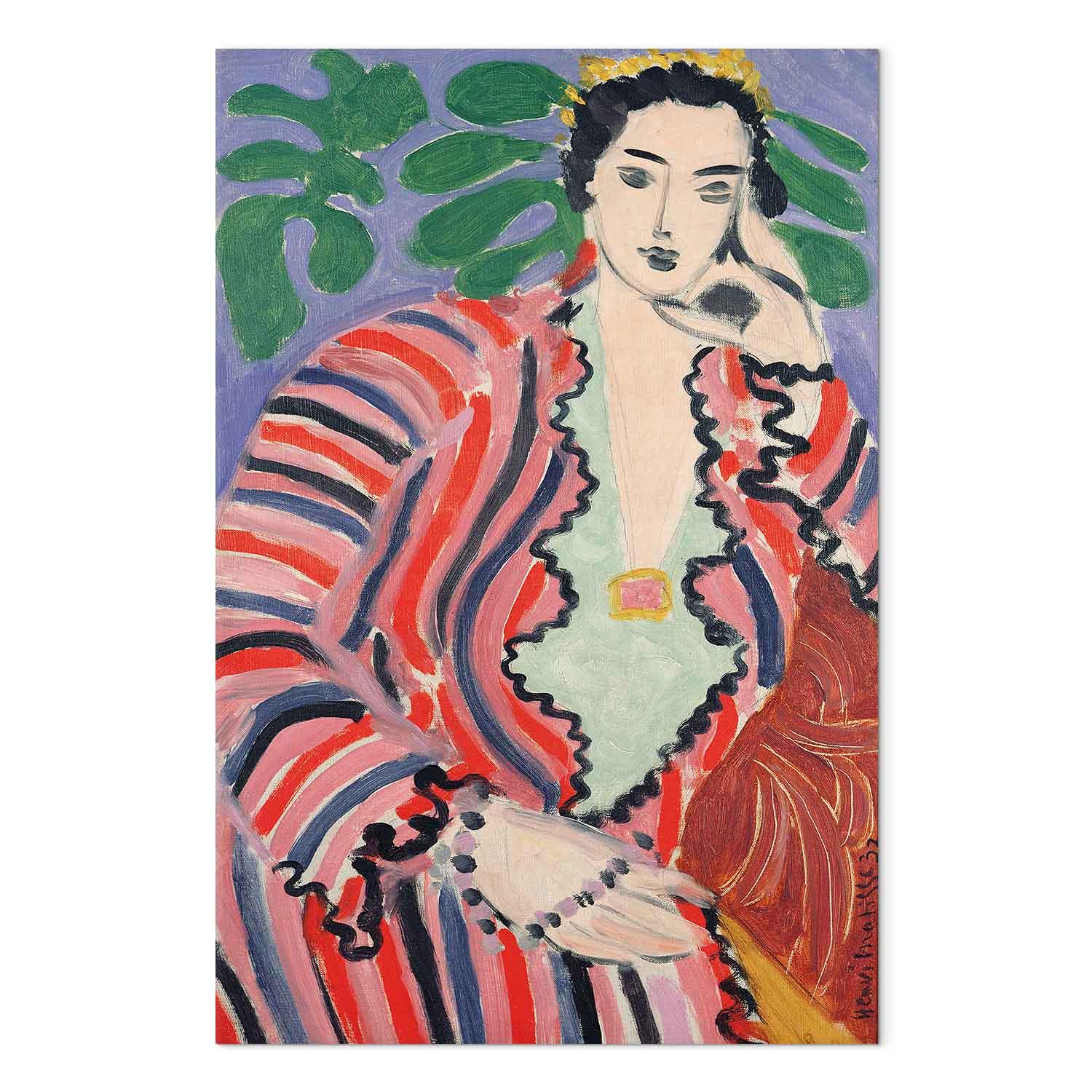 Henri Matisse - Elena lærredsbillede til væg - 80 x 120 cm - Akustisk