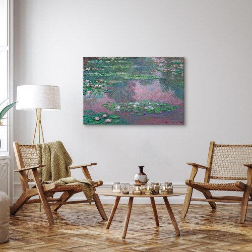 Claude Monet Åkander billede på lærred