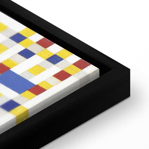 Piet Mondrian Broadway Boogie Woogie billede på lærred