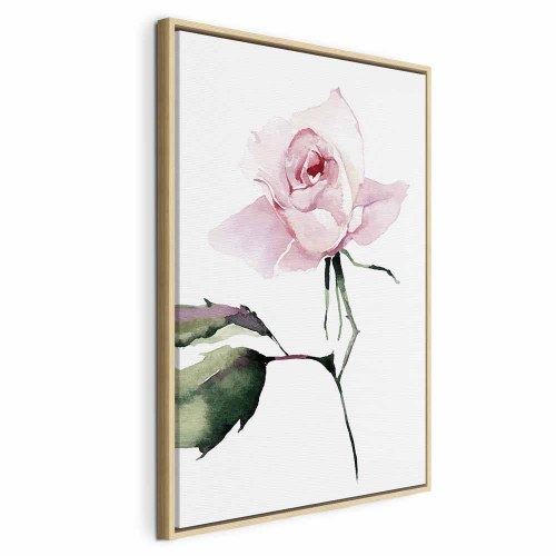 Billede på lærred Lonely Rose 1-delt lodret med rose