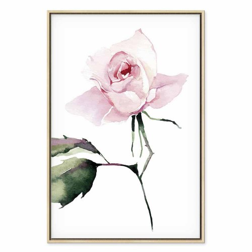 Billede på lærred Lonely Rose 1-delt lodret med rose