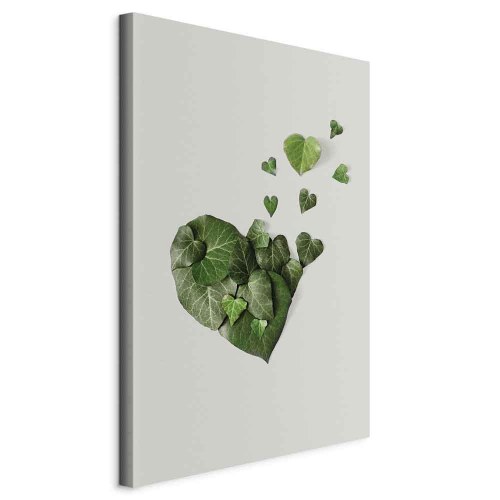 Lærredsbillede Love Ivy 1-delt lodret - bladmotiv