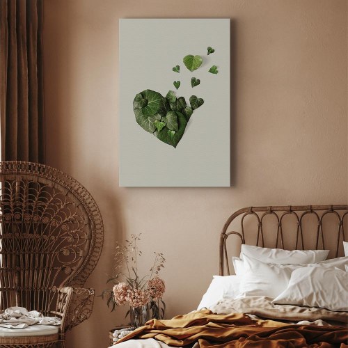 Lærredsbillede Love Ivy 1-delt lodret - bladmotiv