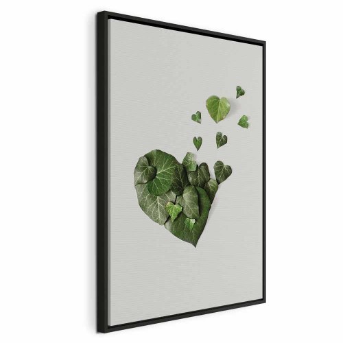 Lærredsbillede Love Ivy 1-delt lodret - bladmotiv
