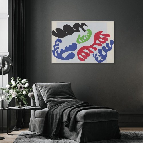 Henri Matisse Lagune III fra Jazz billede på lærred