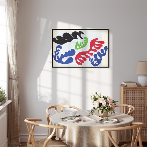 Henri Matisse Lagune III fra Jazz billede på lærred