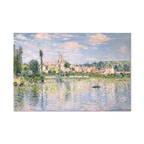 Claude Monet lærredsbillede - Vue de Vétheuil, sommer