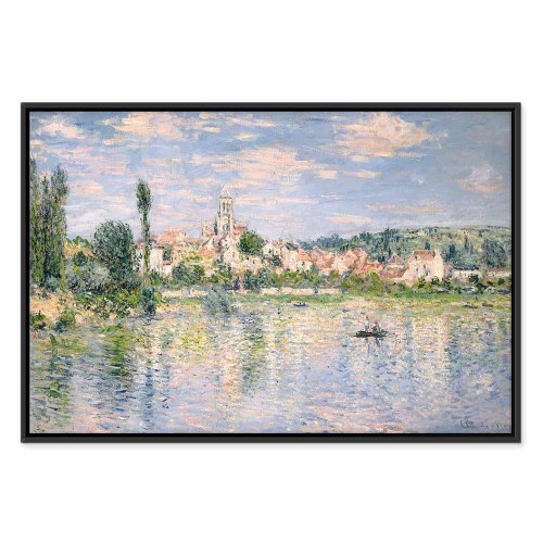 Claude Monet lærredsbillede - Vue de Vétheuil, sommer