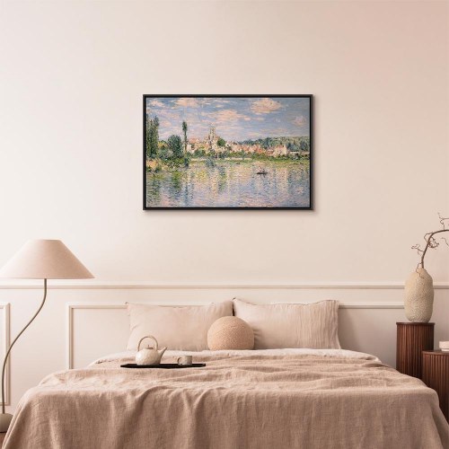 Claude Monet lærredsbillede - Vue de Vétheuil, sommer