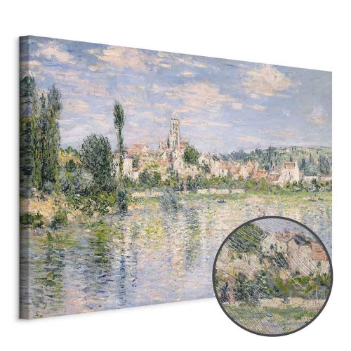 Claude Monet lærredsbillede - Vue de Vétheuil, sommer