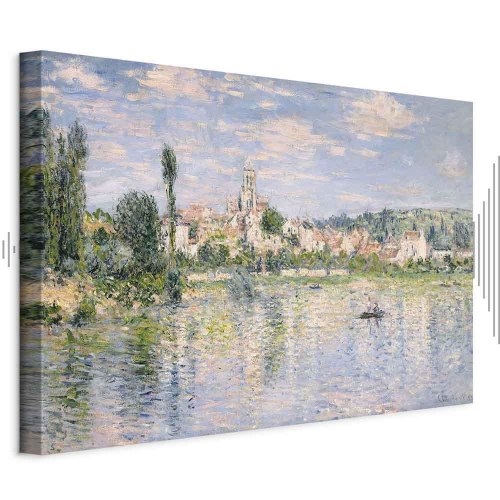 Claude Monet lærredsbillede - Vue de Vétheuil, sommer