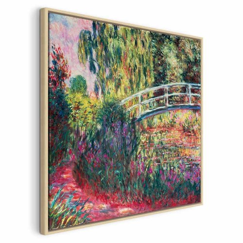 Claude Monet Den japanske bro - billede på lærred