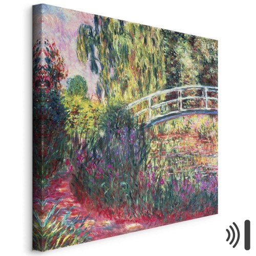 Claude Monet Den japanske bro - billede på lærred