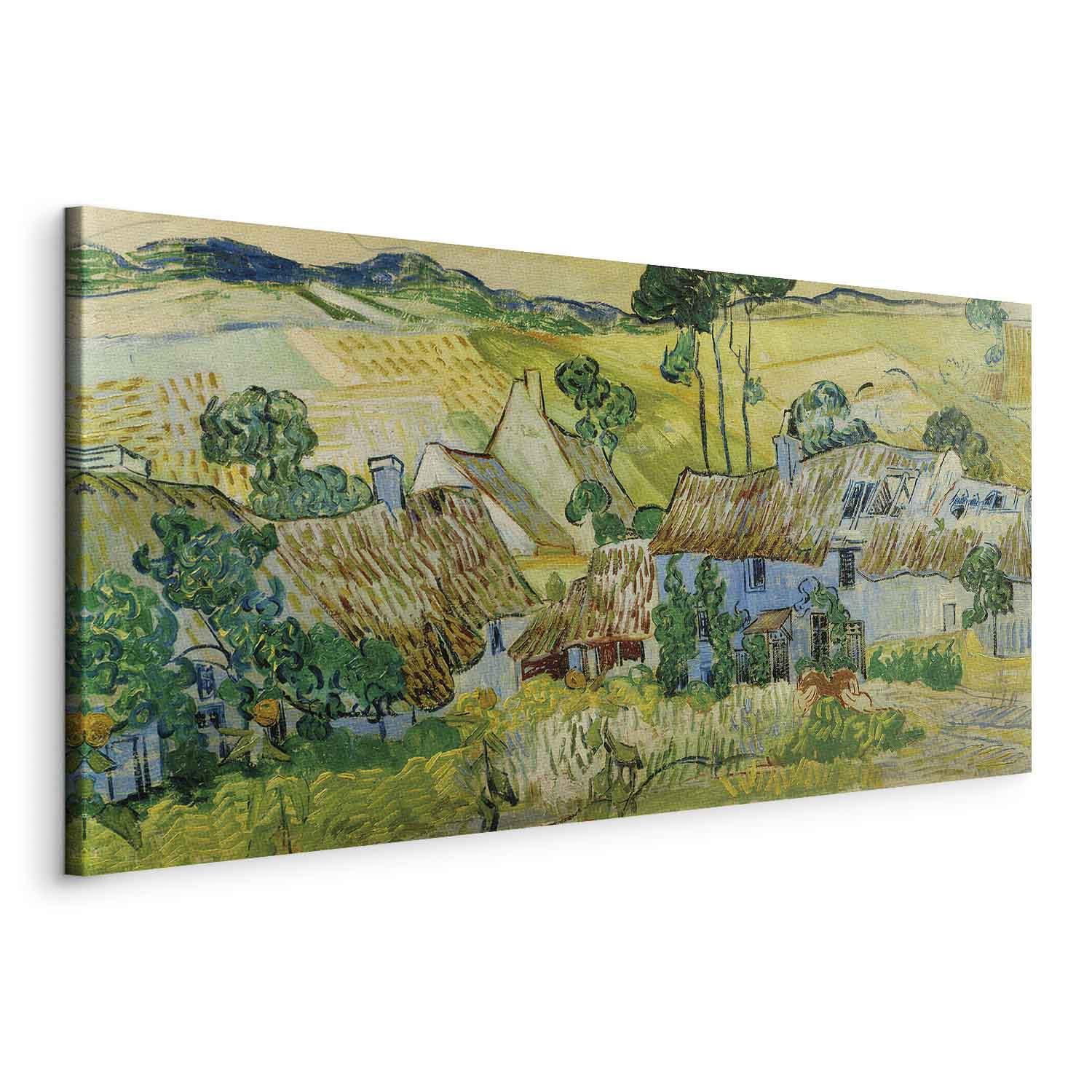 Vincent van Gogh billede på lærred - Gårde nær Auvers