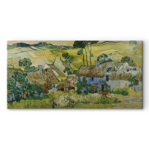 Vincent van Gogh billede på lærred - Gårde nær Auvers