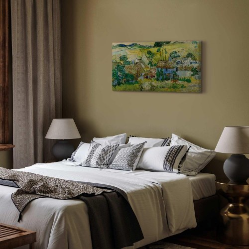 Vincent van Gogh billede på lærred - Gårde nær Auvers