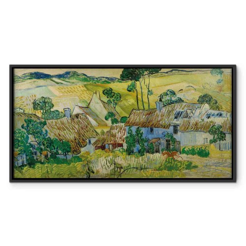Vincent van Gogh billede på lærred - Gårde nær Auvers